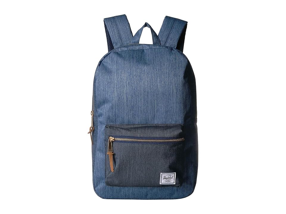 

Herschel Supply Co. Settlement Mid-Volume (Faded Denim/Indigo Denim) Backpack Bags, Blue