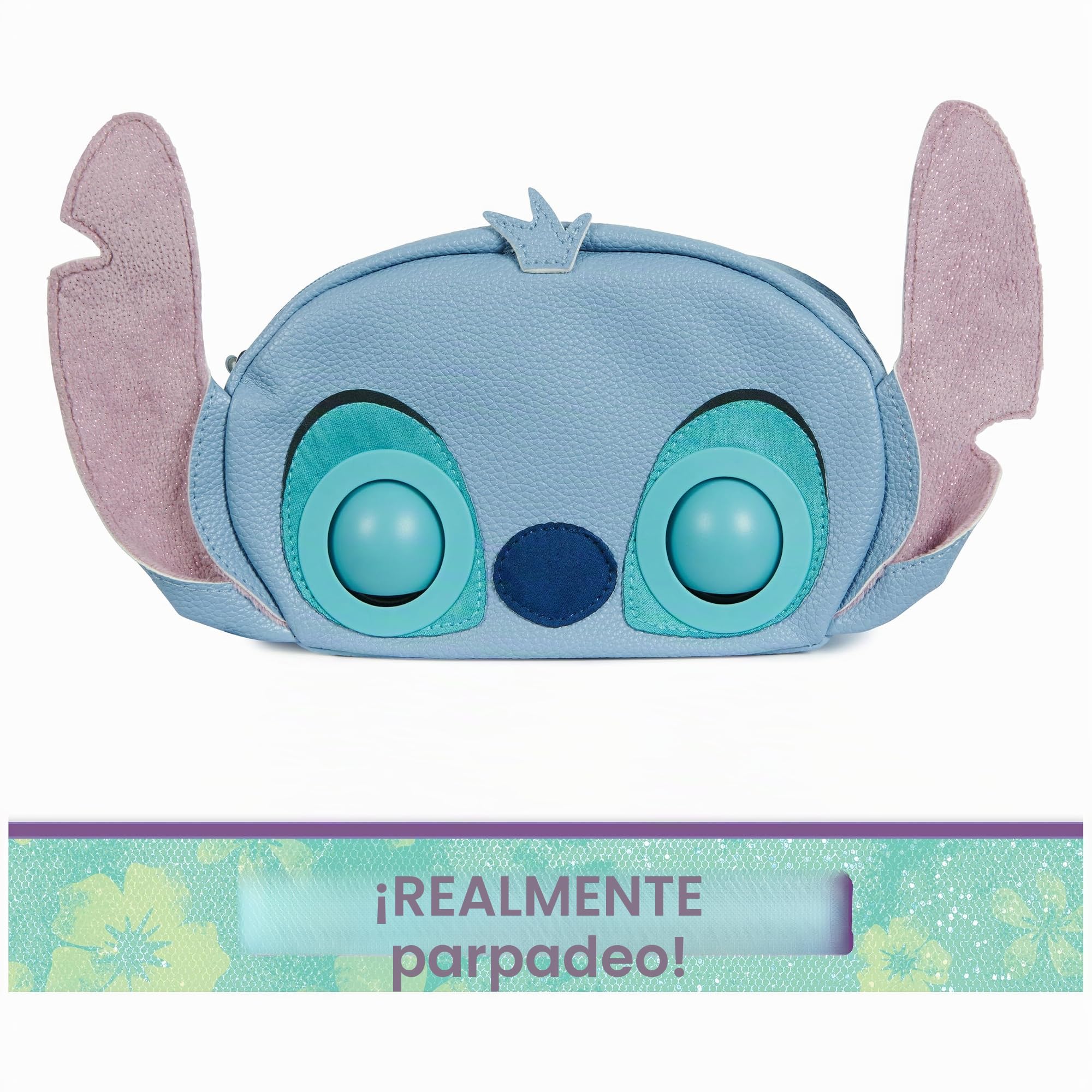 Purse Pets, Disney Stitch - Bolso interactivo para mascotas y niñas con licencia oficial, más de 30 sonidos y reacciones, bolsa cruzada, para niños