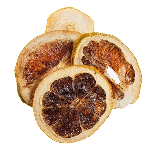 Bella Viva Orchards Organic Dried Lemon Slices, No Sugar Added, 1 lb of Dried Fruit
