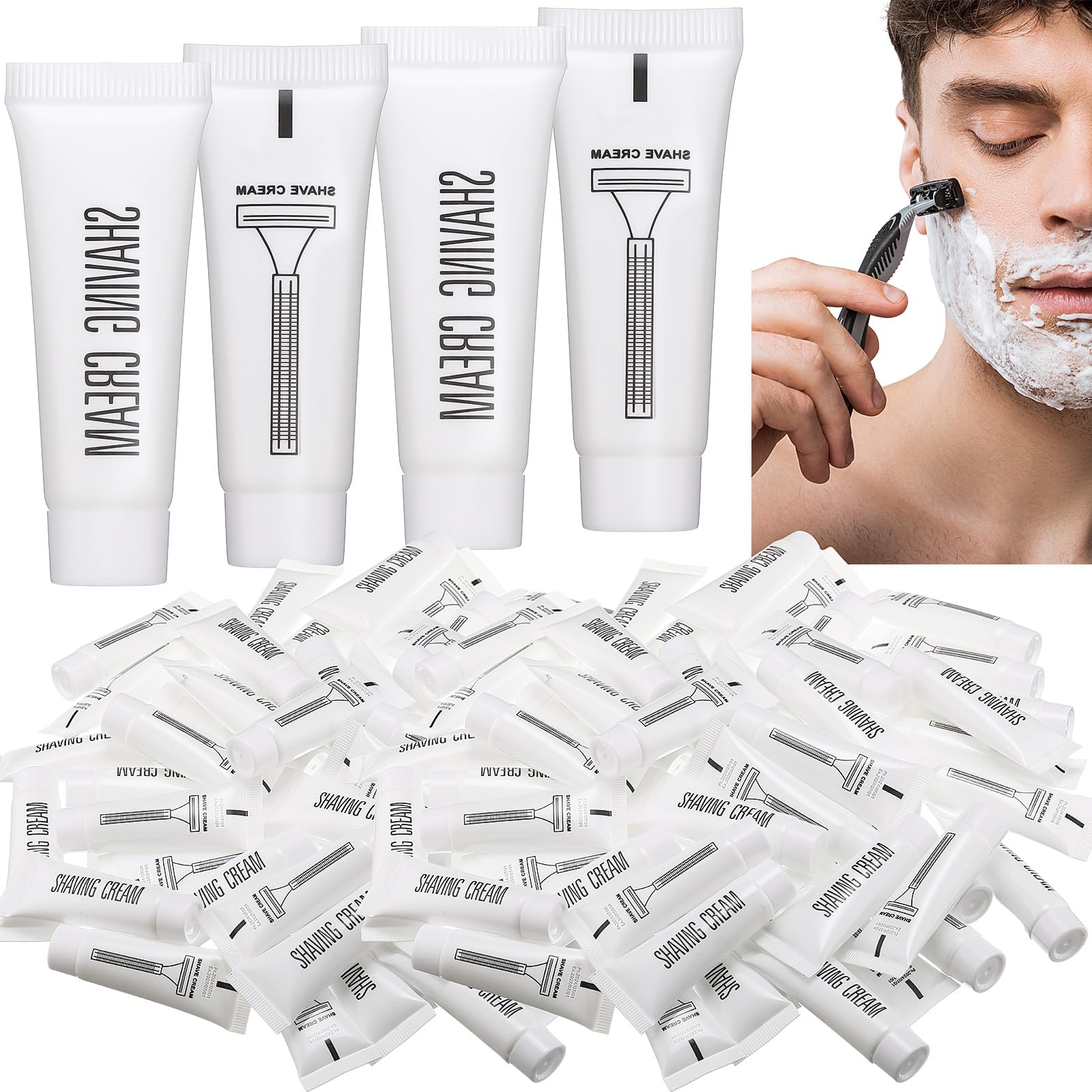 Disposable Shaving Cream Bulk Travel Size 10 Ml 0 35 Fl oz Shave Cream for Hotel Camping Travel