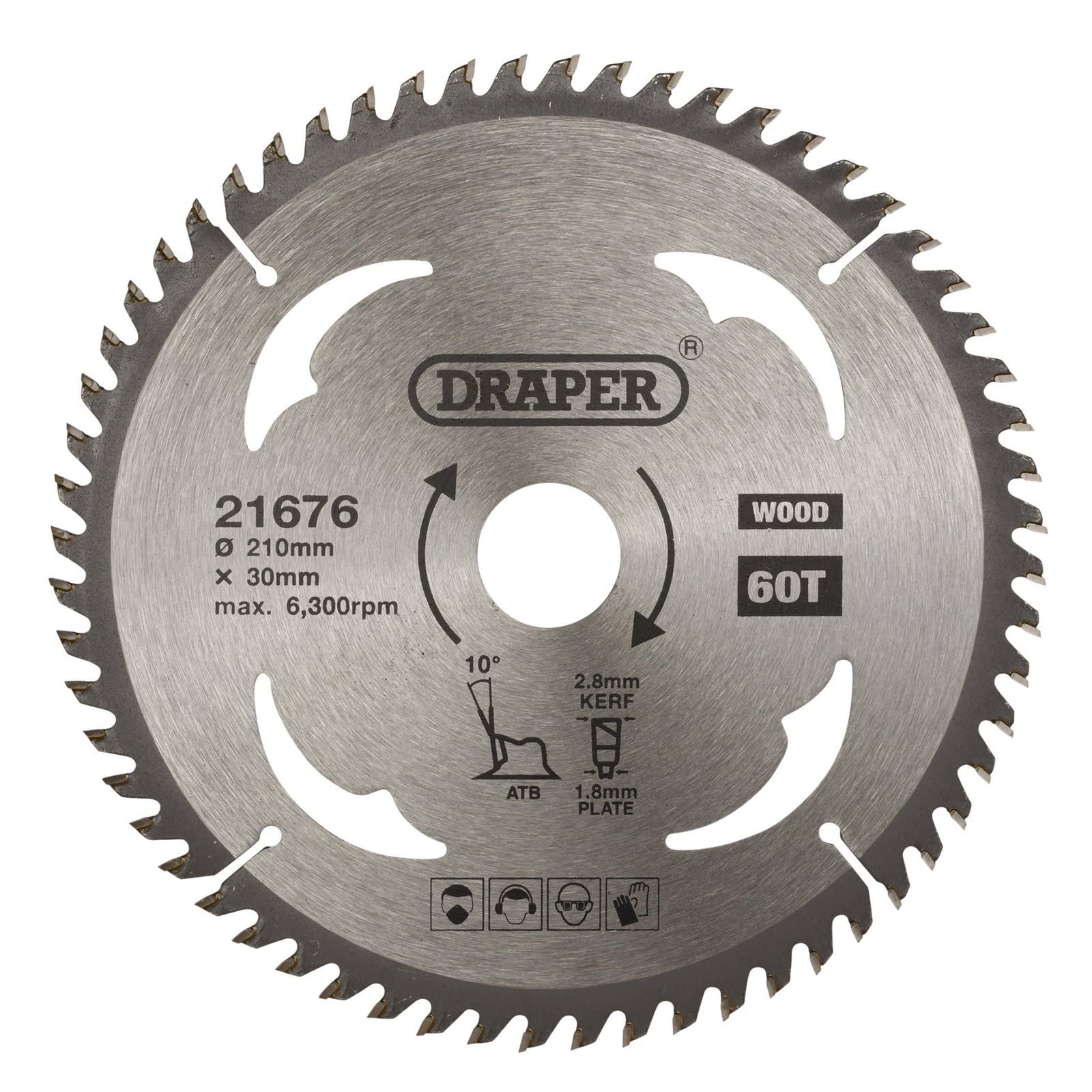 Draper Tct Wood Cutting Circular Saw Blade