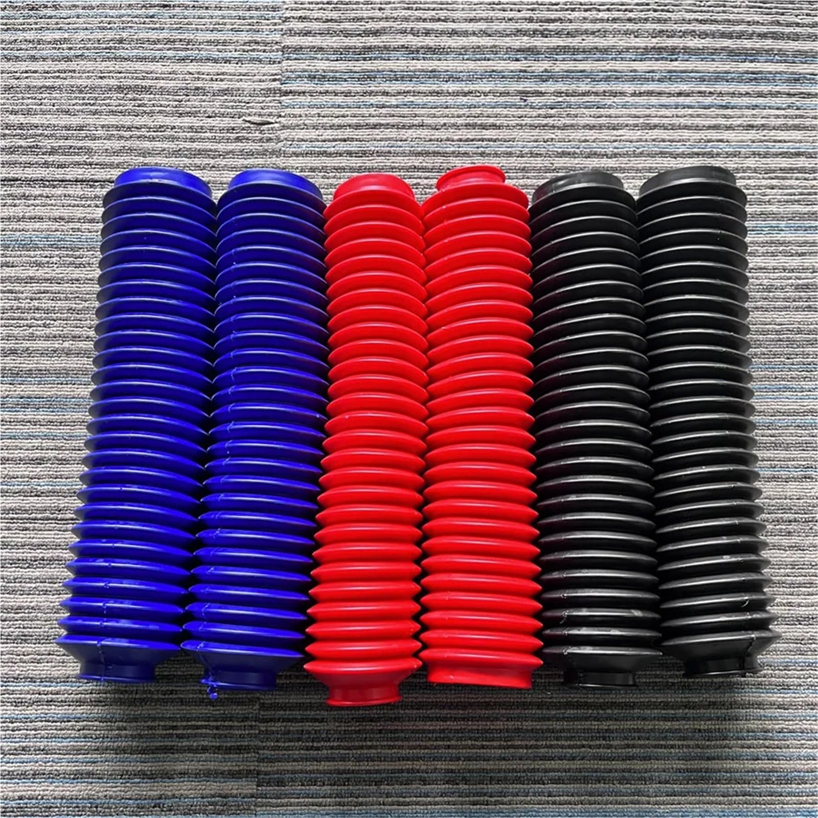 Osłony widelca motocyklowego Widelce motocyklowe Uniwersalne gumowe osłony przedniego widelca motocyklowego pasujące do HONDA CR CRF XR 150 230 F 250 250F 250R 300 450 450 F 450R CRF250F(N0341a-Black)