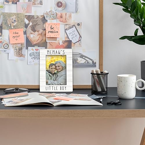 Miniatura 4 de Memaw Gifts - Marco de fotos de 4 x 6 pulgadas, marco de fotos de madera Memaw de Navidad, Día de la Madre, regalos de cumpleaños para memaws de