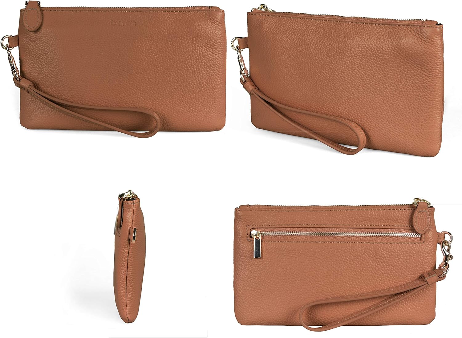 befen Genuine Leather Wristlet Clutch RFID Blocking Bag Cell Phone Wallet Purse Wristlet Wallet Purses and Handbags for Women - Image 5