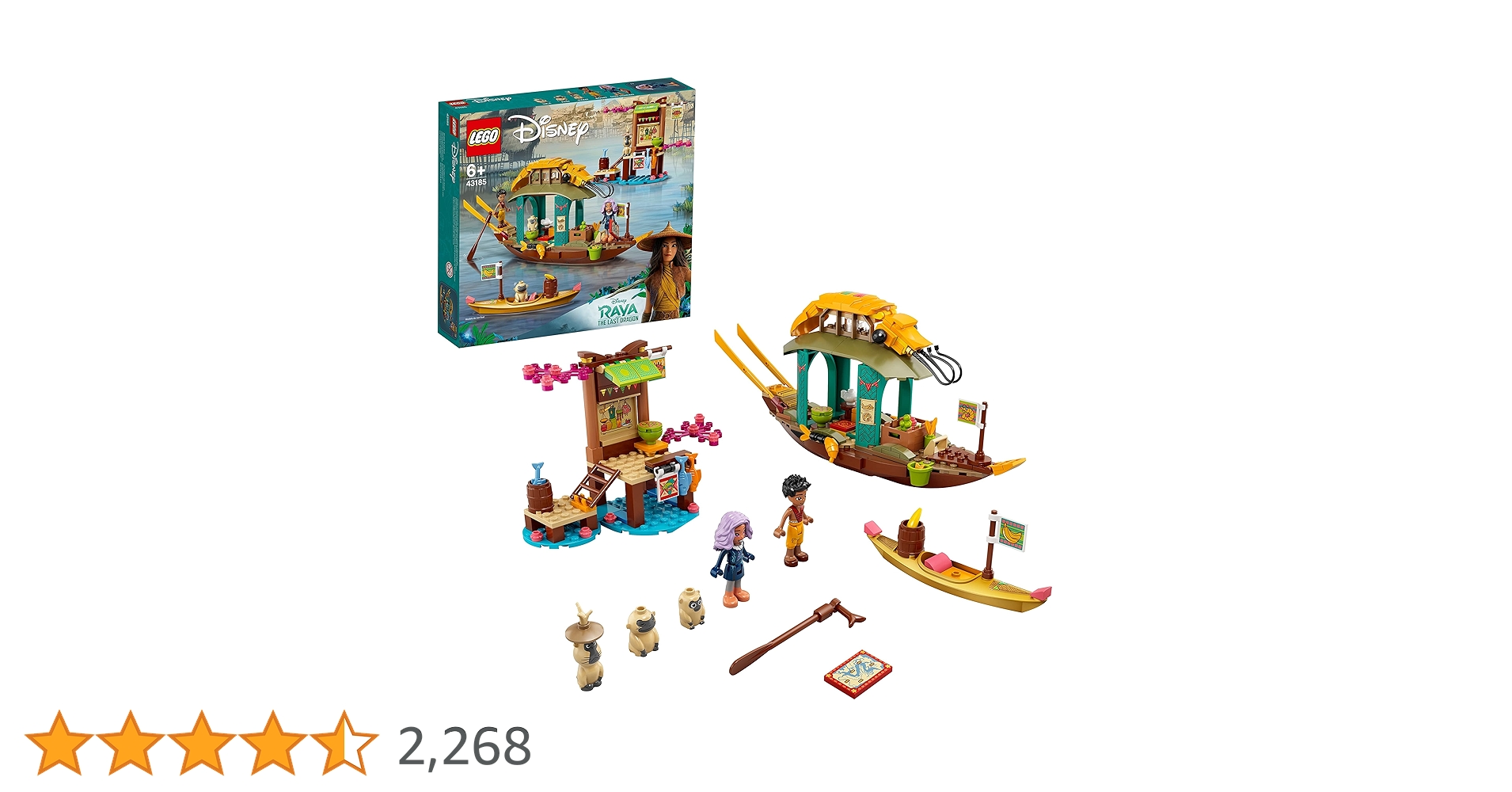 Amazon.co.jp: レゴ(LEGO) ディズニープリンセス ラーヤ ブーンの船