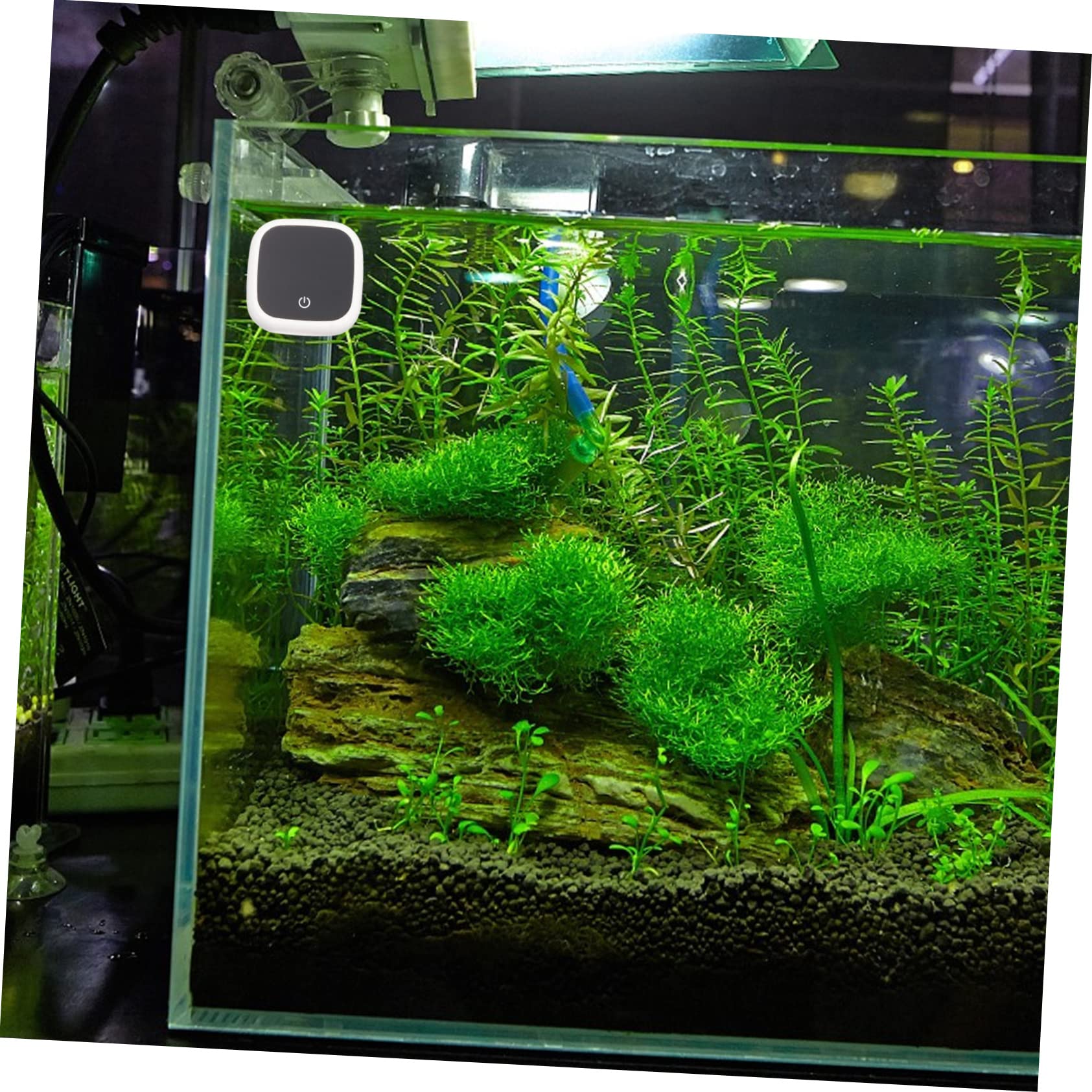 Mipcase 5 Pièces Thermomètre Pour Aquarium Coller Sur Le Thermomètre Accessoires D'aquarium D'eau Salée Digital Accessoires Pour Aquarium Betta Abdos Blanche