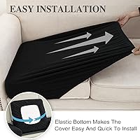 Vista 5 de Funda de Cojín de Sofá Funda de Cojín de Asiento Funda Elástica para Sillón Fundas Separadas para Sofá Seccional Protector de Muebles