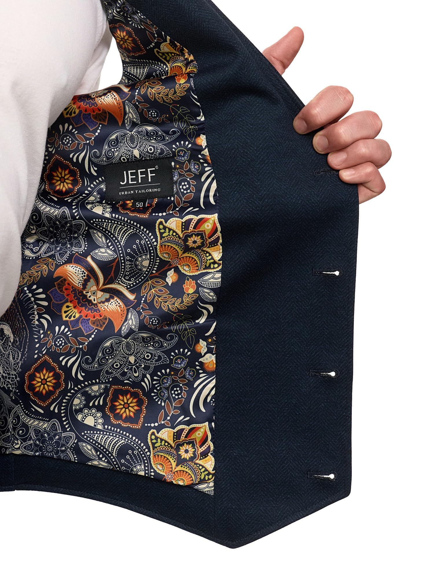 JEFF Gilet da uomo JFFinn con Ponti Roma elasticizzato in 4 direzioni | Gilet da uomo