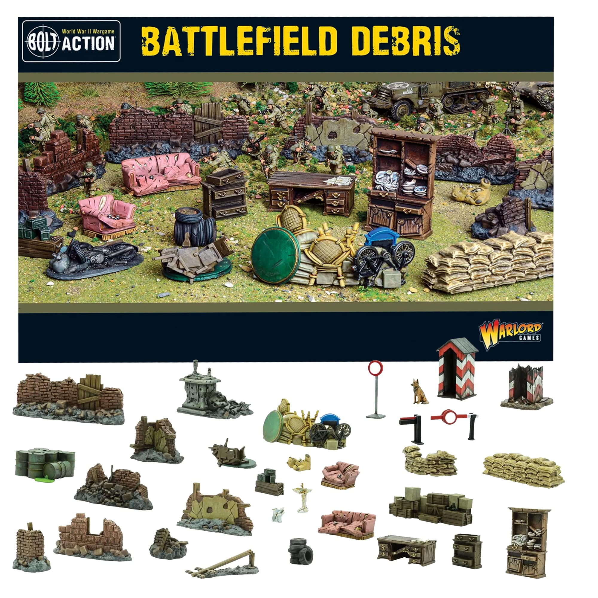 Outland Tactics War Games Miniatures Bloody West Cowboy & Terrain Ensemble échelle 28 mm