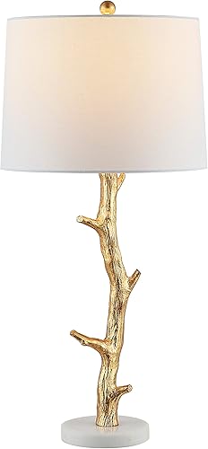 Miniatura 4 de SAFAVIEH Lighting Collection Olenna Gold Tree Branch - Lámpara de mesa para dormitorio, sala de estar, oficina en casa, escritorio, mesita de noche