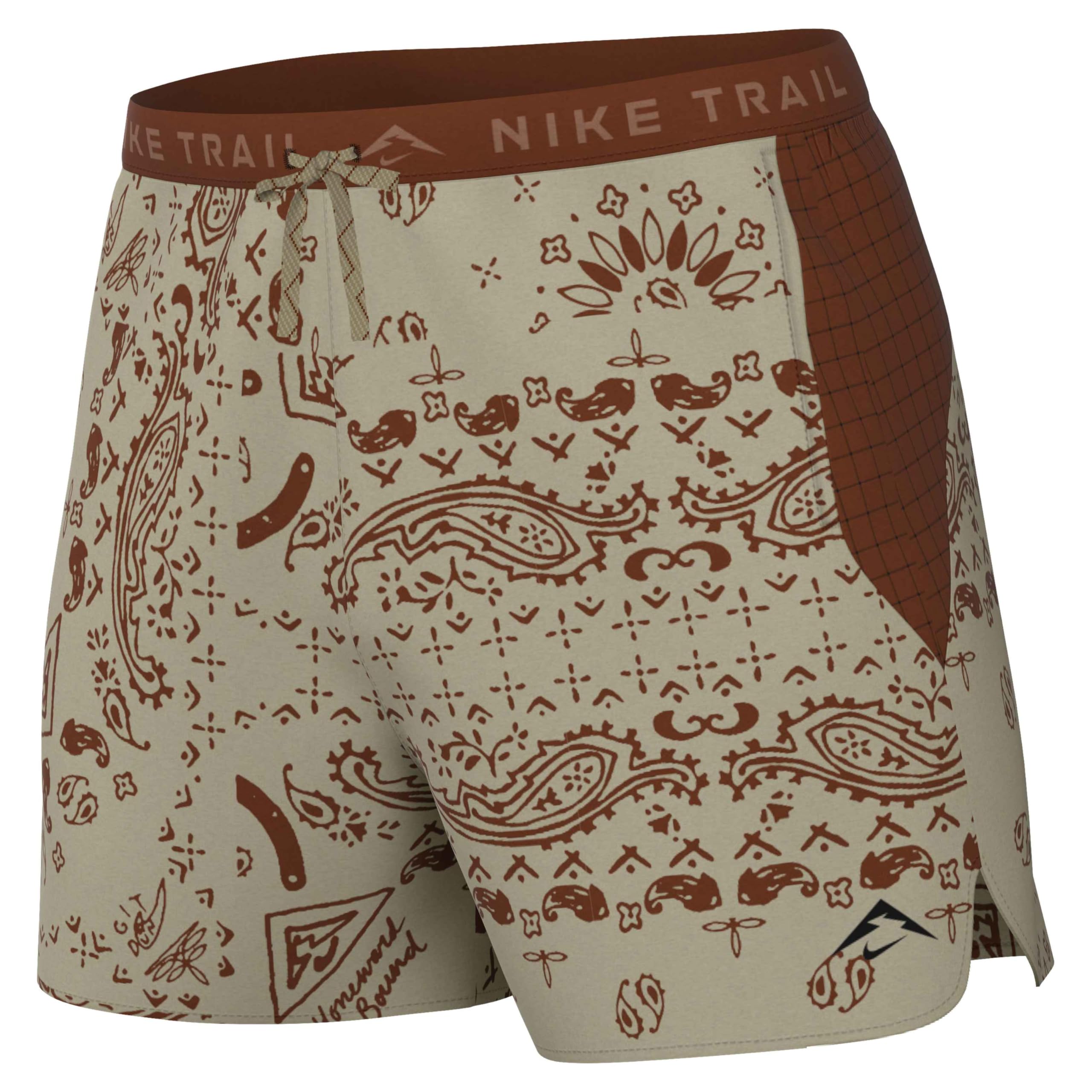 Nike Trail Men's Running Shorts with Integrated Slip and Dri-FIT Technology (Approx. 15 cm) HJ4174