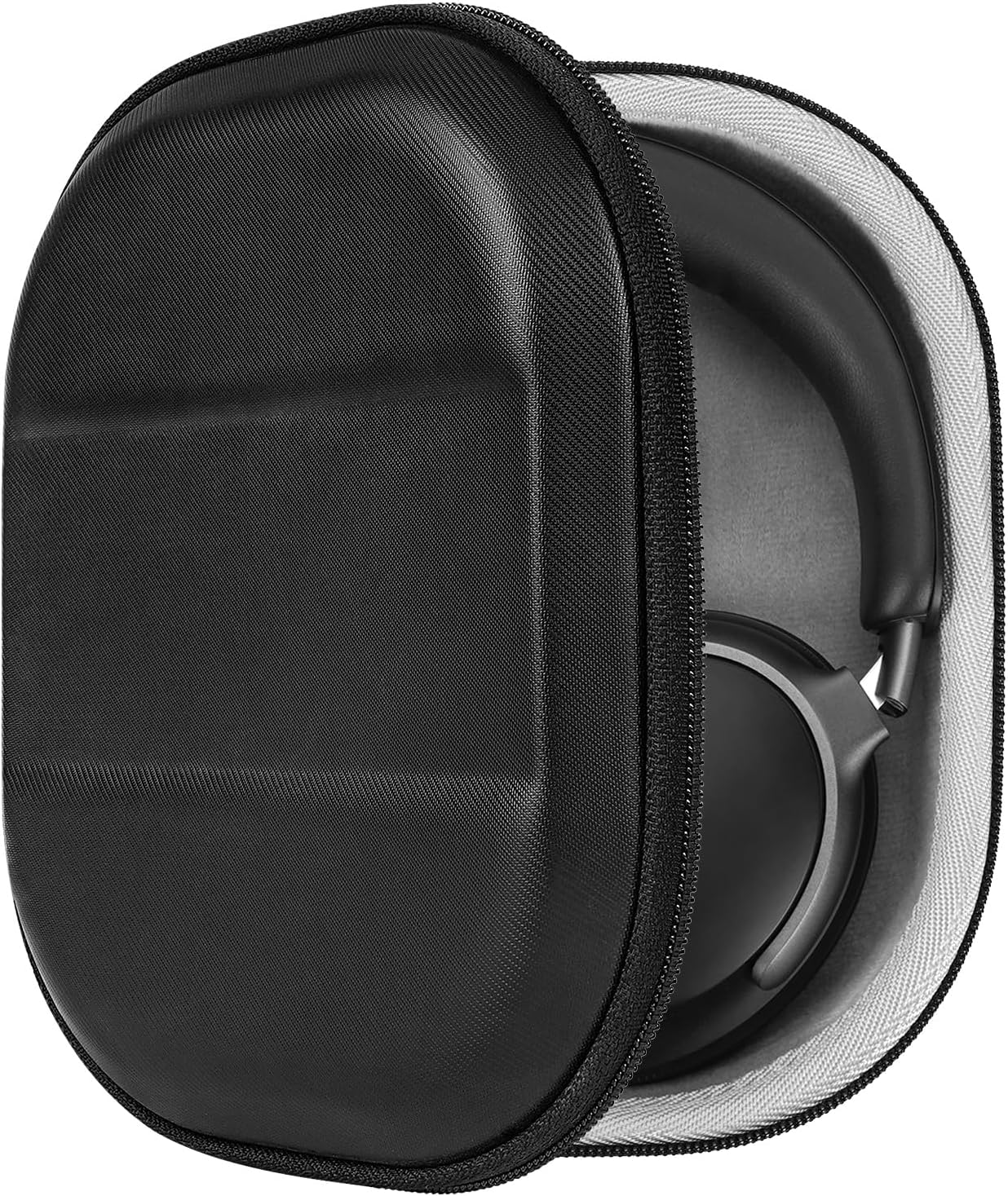 Shield Headphones Case Compatible with Bose QC Ultra II, QC Ultra/45/35/35 II, QCSE, Replacement Hard Shell Travel Carrying Bag with Cable Storage (Black)