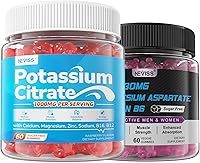 Vista 1 de Suplemento de zinc y magnesio con citrato de potasio 1000 mg Gummeis para mujeres y hombres