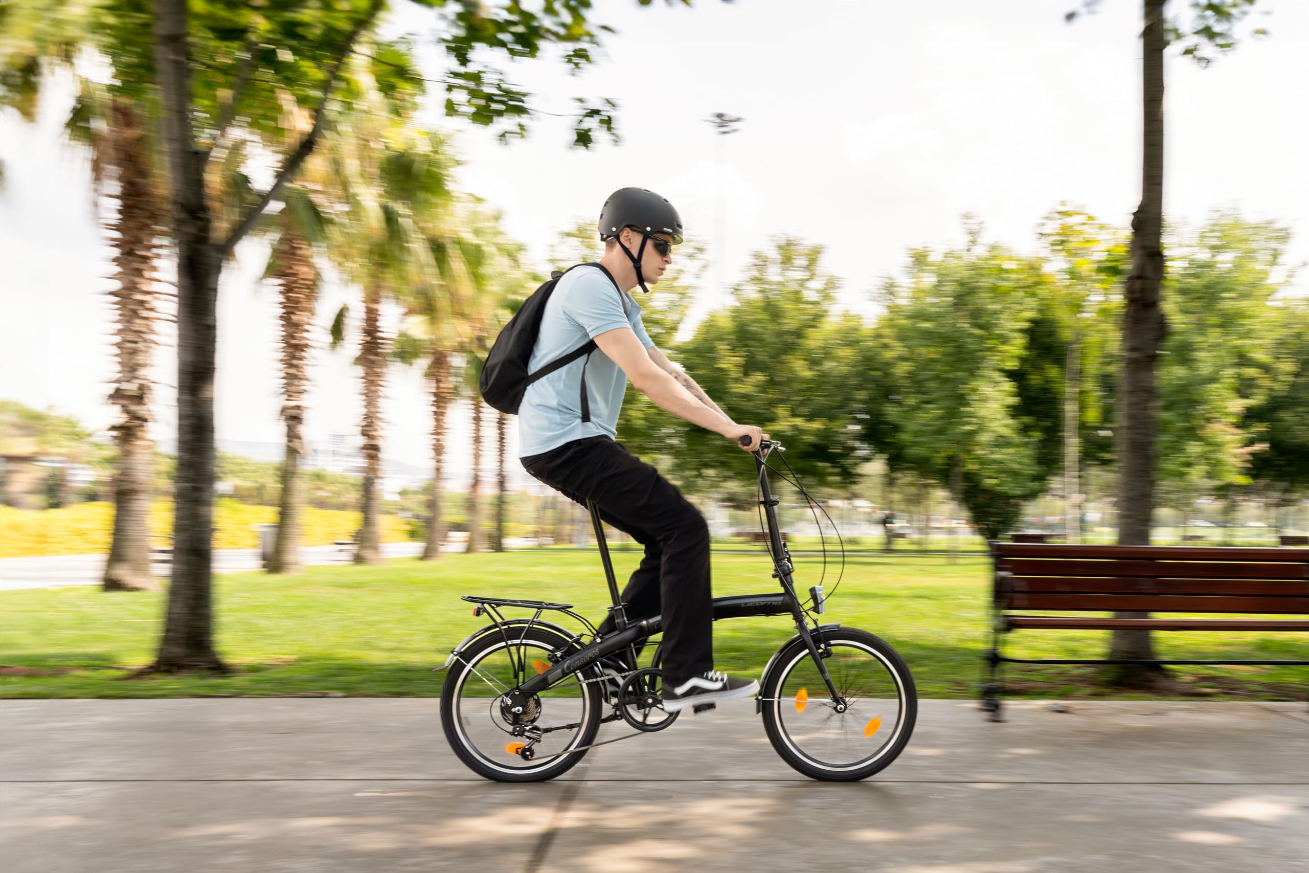 Licorne Bike Conseres Premium Folding Bike 20-inch Wheels White \u0026 Black Bike  for Men, Boys, Girls and Women, 6 gear speed, Foldable Bike : Amazon.co.uk:  Sports \u0026 Outdoors