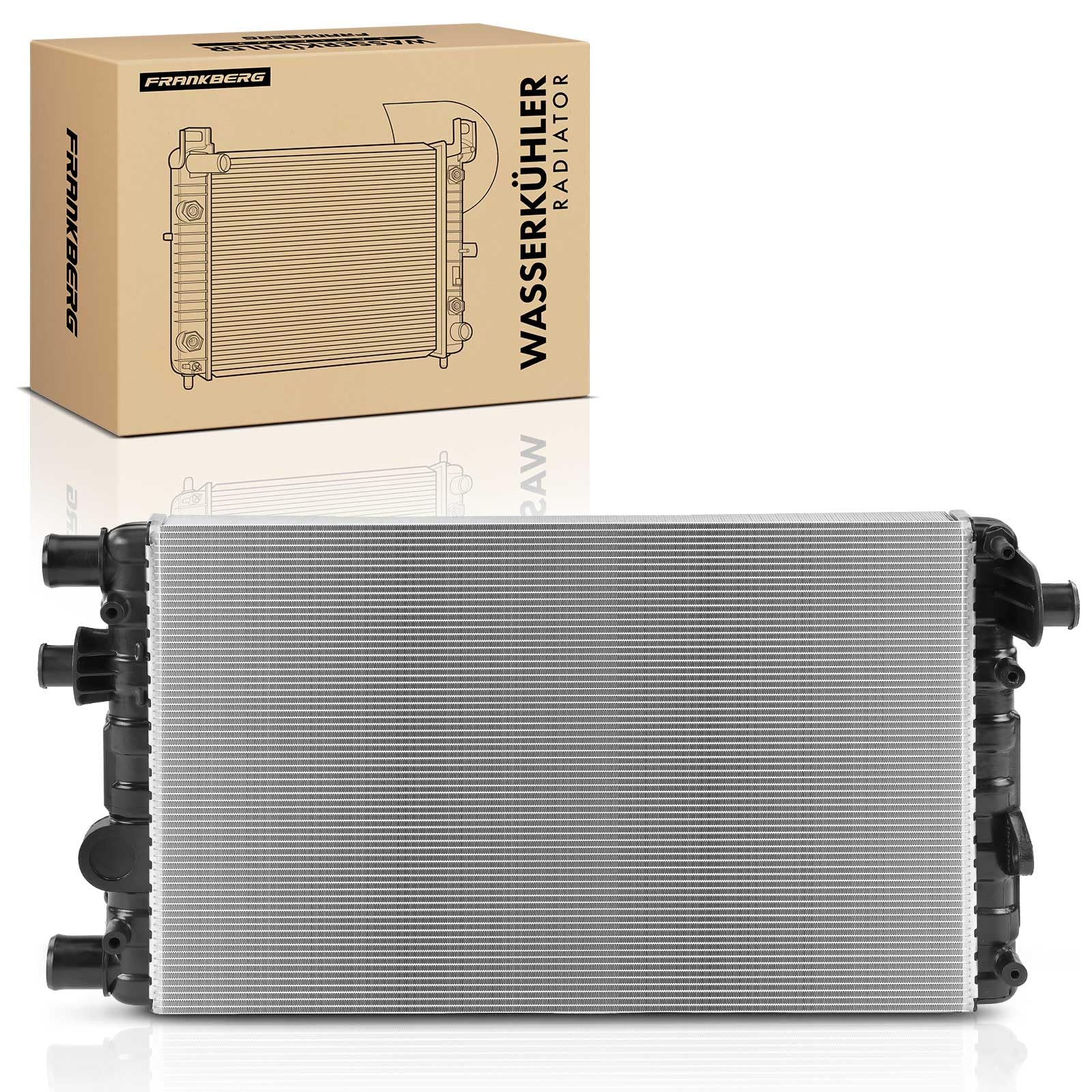 Frankberg Radiatore di Raffreddamento ad Acqua Compatibile con Seicento/600 187 1.1 1998-2010 Replace# 46558704,61785