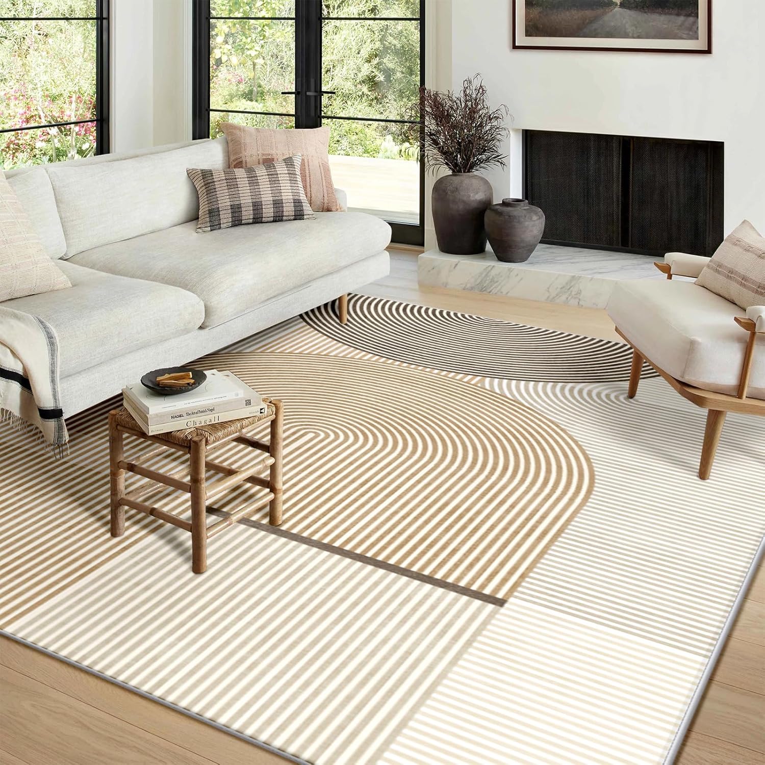 5x7 Area Rugs Machine Washable Rug Creamstyle Washable 5x7