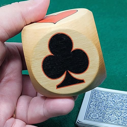 Miniatura 9 de Newt's Playing Cards Marcadorindicador Trump original Trump para Bridge, Euchre, Pinochle y otros juegos de cartas - Pips grandes, marcador grande