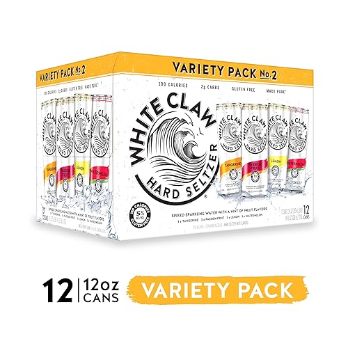 Miniatura 16 de White Claw Paquete variado, 12 onzas (paquete de 12) 5% ABV