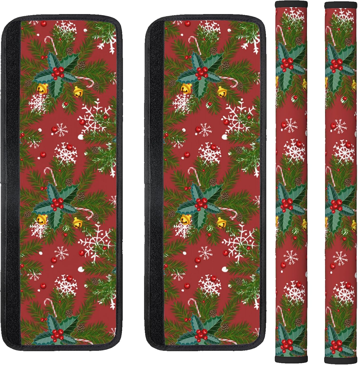 4pcs Turquoise Roses Refrigerator Door Handle Covers,Washable Replacement Kitchen Handles Decors Protector for Fridge Dishwashers Stove Bathroom Keep Off Stains Dust Fingerprint