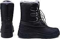 Vista 5 de Jousen Men's Winter Boots Lightweight Waterproof Snow Boots For Men Fur Warm Mens Boots