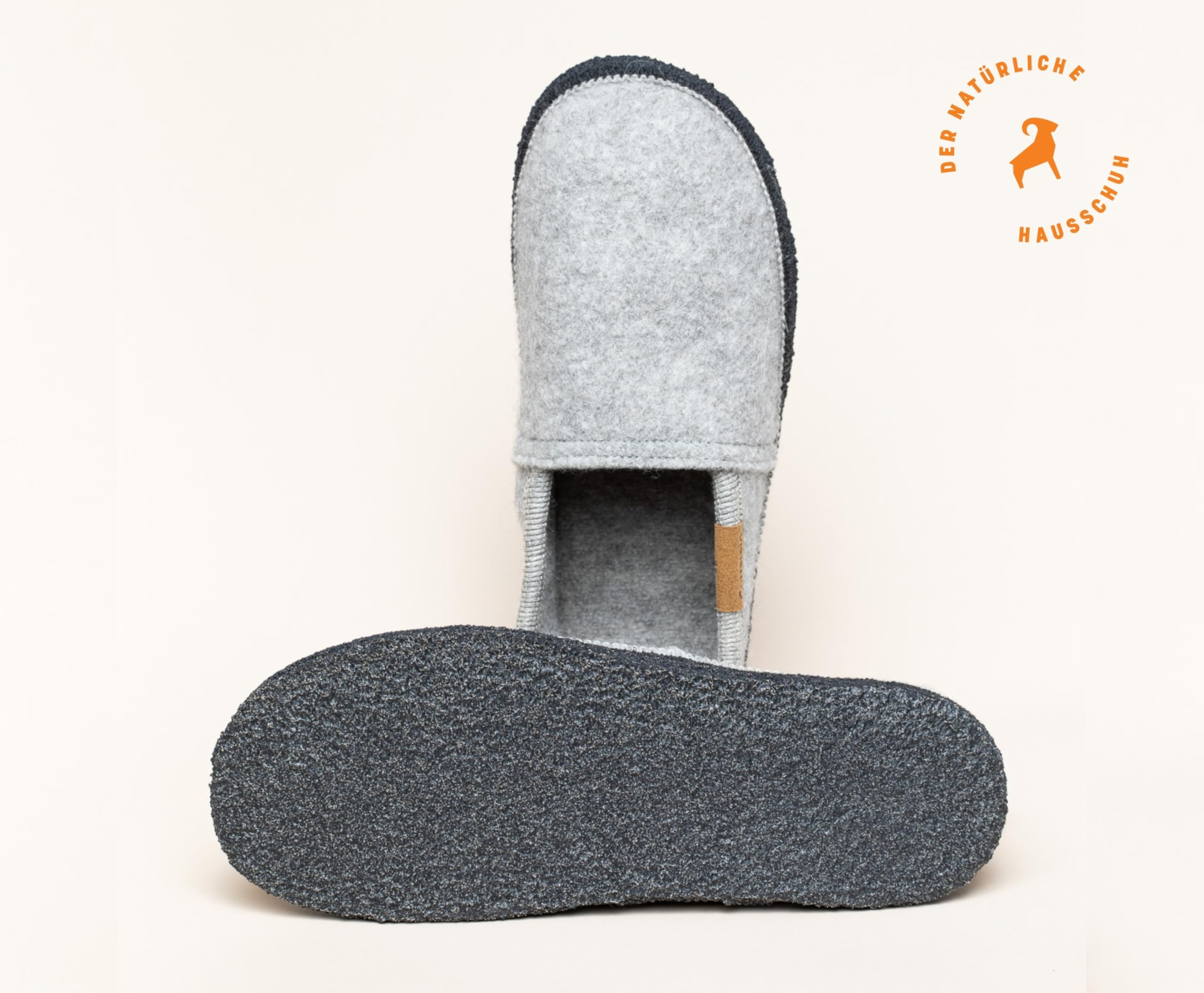 Gottstein Alpaka Slipper Homely für Damen & Herren - Hausschuh aus 100% Alpaka-Wolle