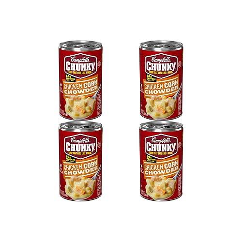 Campbell's Chunky Soup, Chicken Corn Chowder Soup, 18.8 Oz Can
