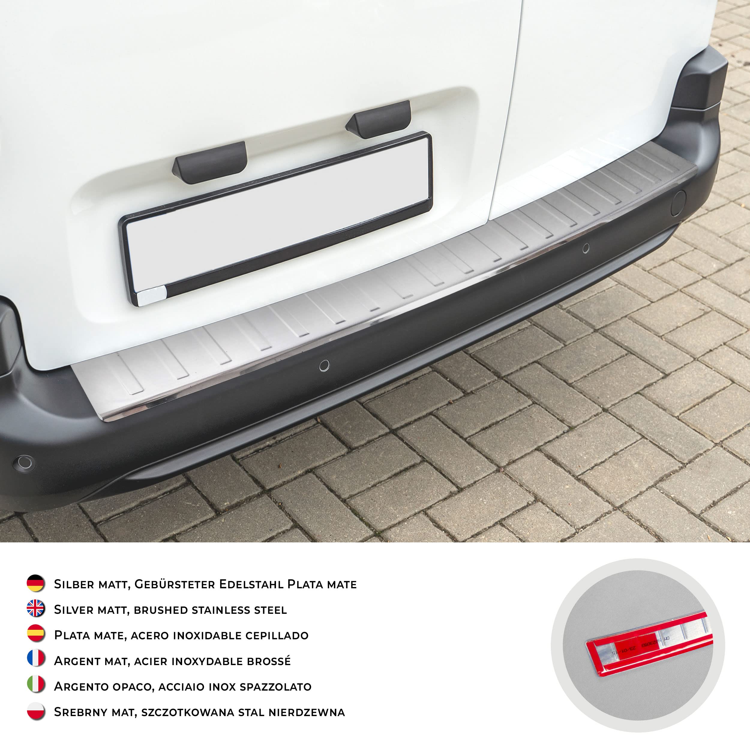 Set 4 Battitacco Auto In Fibra Di Carbonio - Protezione Paraurti E Portiere Per Auto E SUV - Foto 13