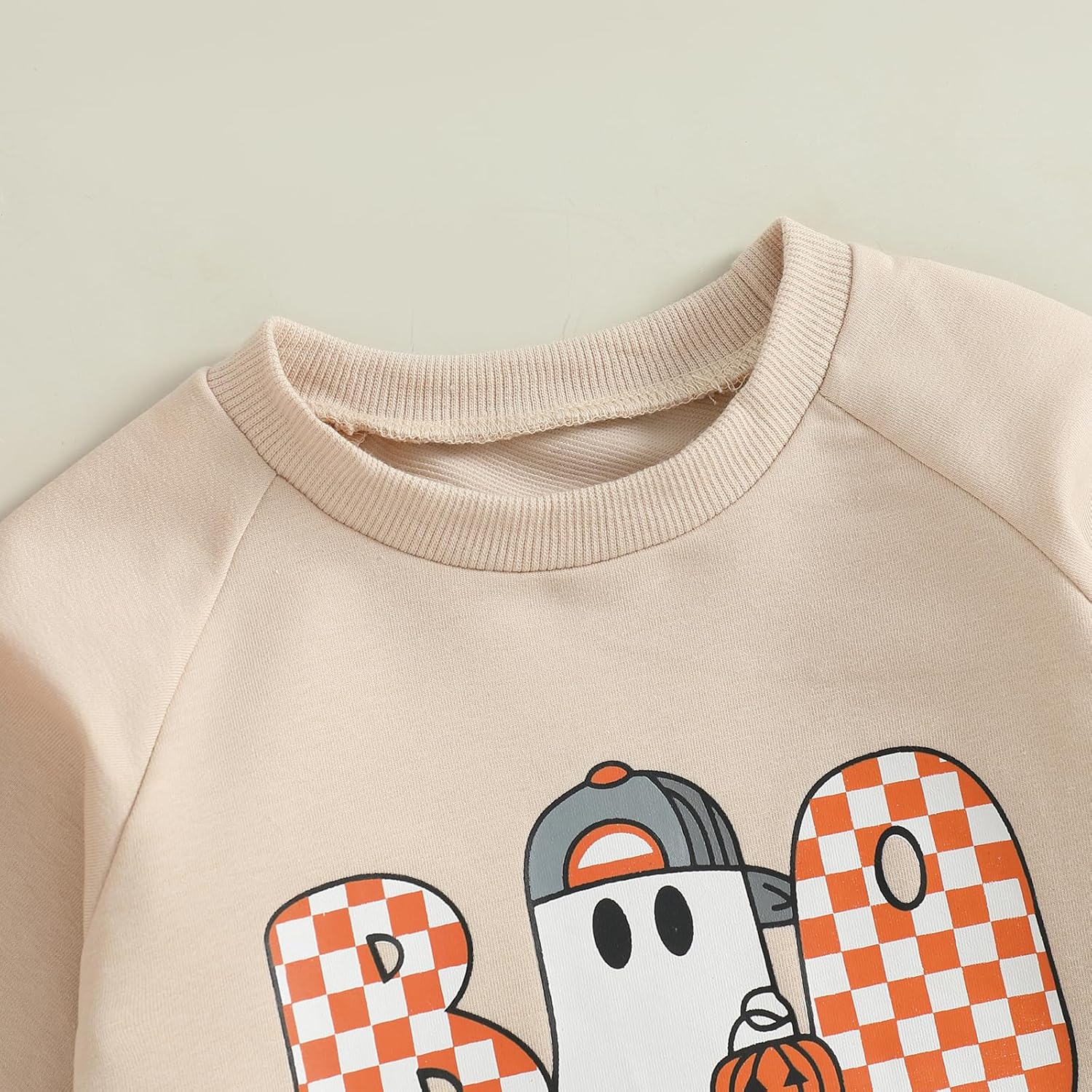 Kids Toddler Baby Boys Girls Halloween Sweatshirt Long Sleeve Boo Ghost Pumpkin Crewneck Pullover Top Fall Clothes - Image 5