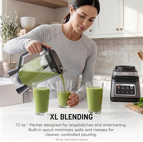 Miniatura 4 de Ninja BN751 Professional Plus DUO Licuadora, 1400 vatios máximo, 3 programas de Auto-IQ para batidos, bebidas congeladas y extracciones