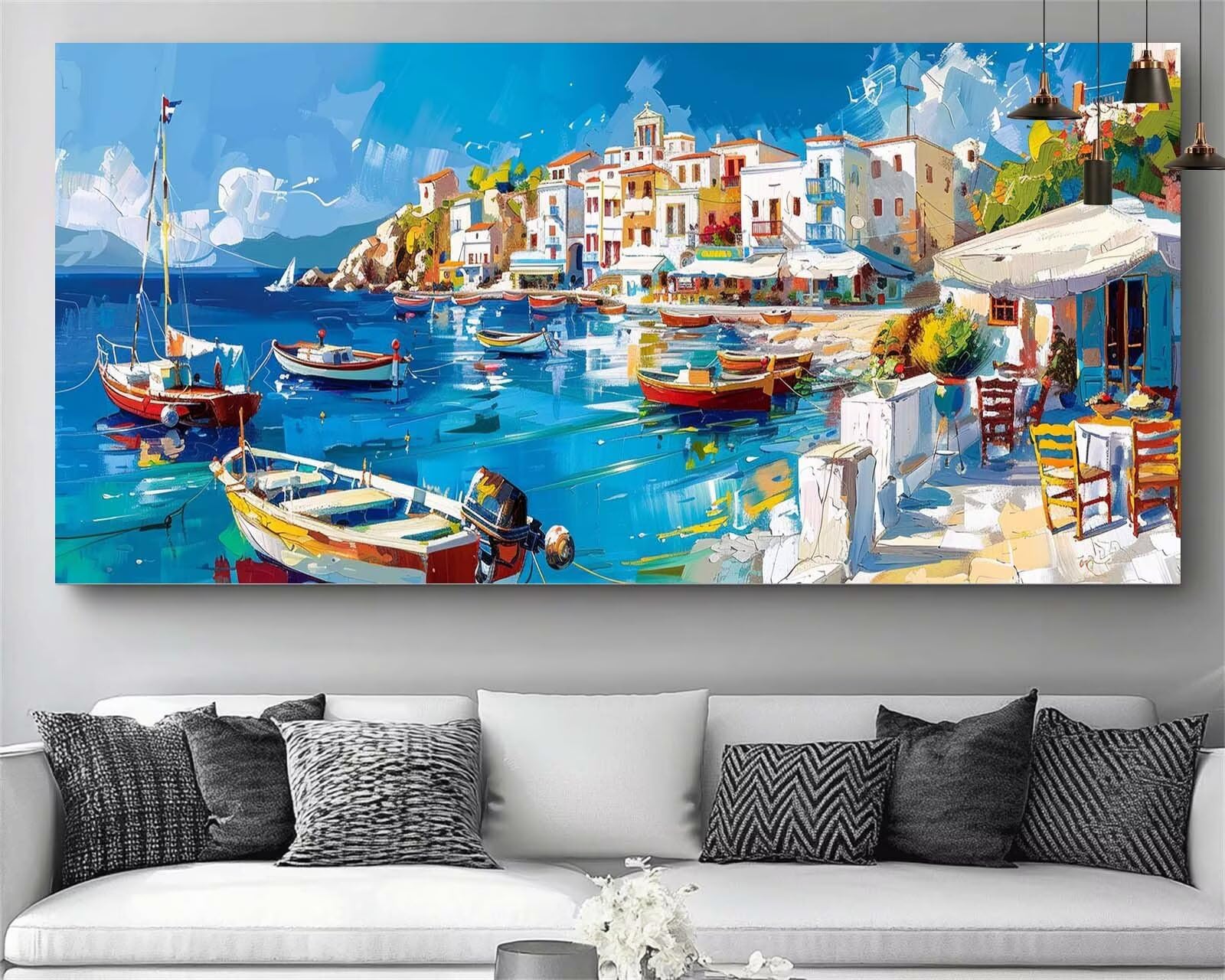 Diamond Painting Navire 5D broderie cristal grand format 50x100cm - 8