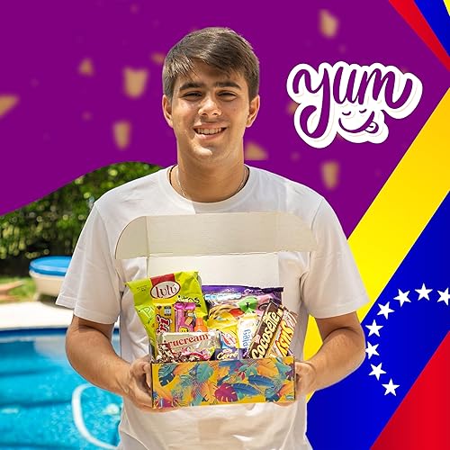 Miniatura 6 de Caja de dulces de Venezuela Pirucream Cocosette Susy Venezolano Chucherias Venezolanas Dulce Snack Caja de Regalo Caja Surtido de Galletas, Papas