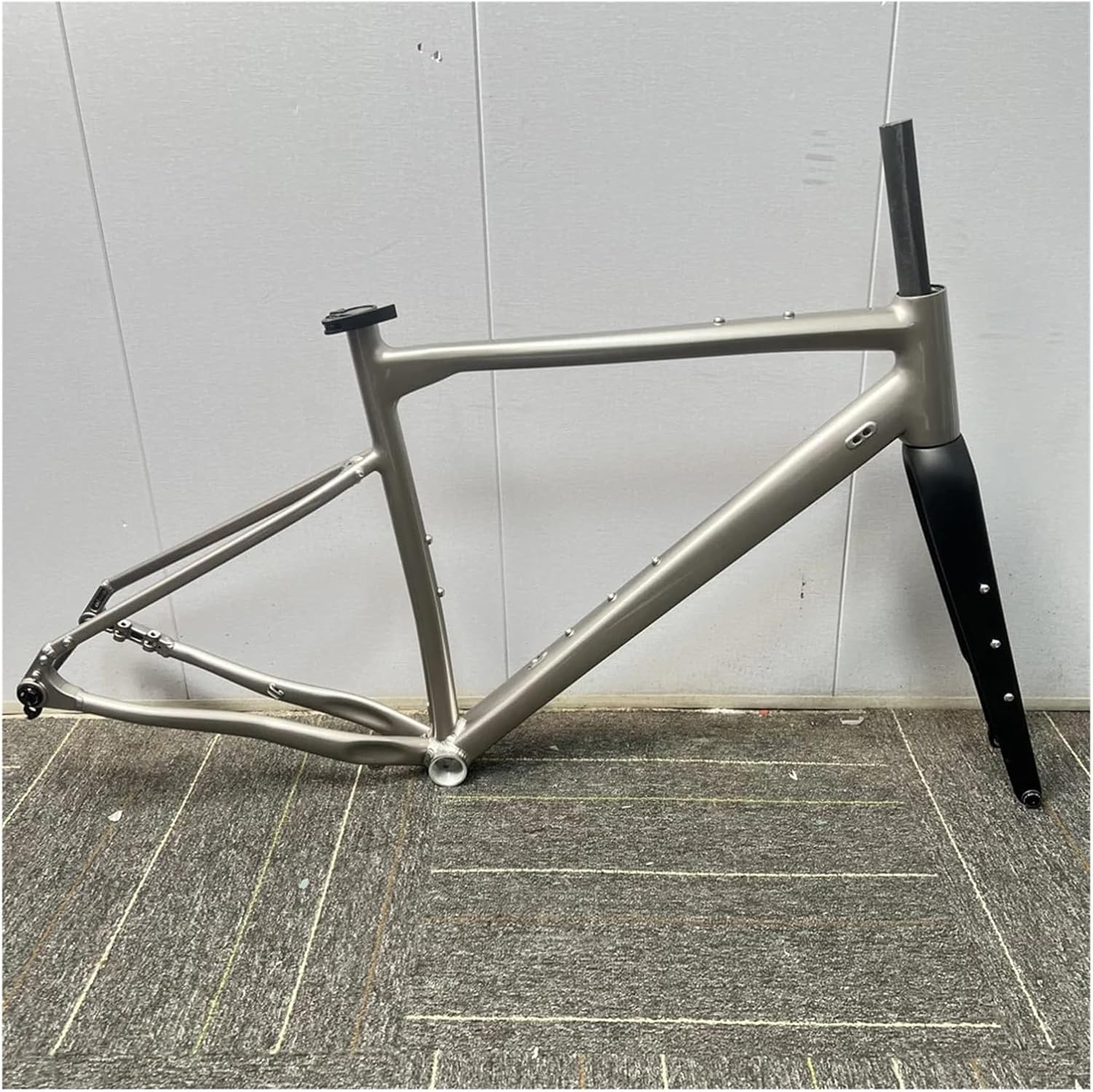 45/50/ 55CM Bicycle Frame Carbon Fork Aluminum Alloy Road Bike Max Tire Size 700C*40C Thru-Axis