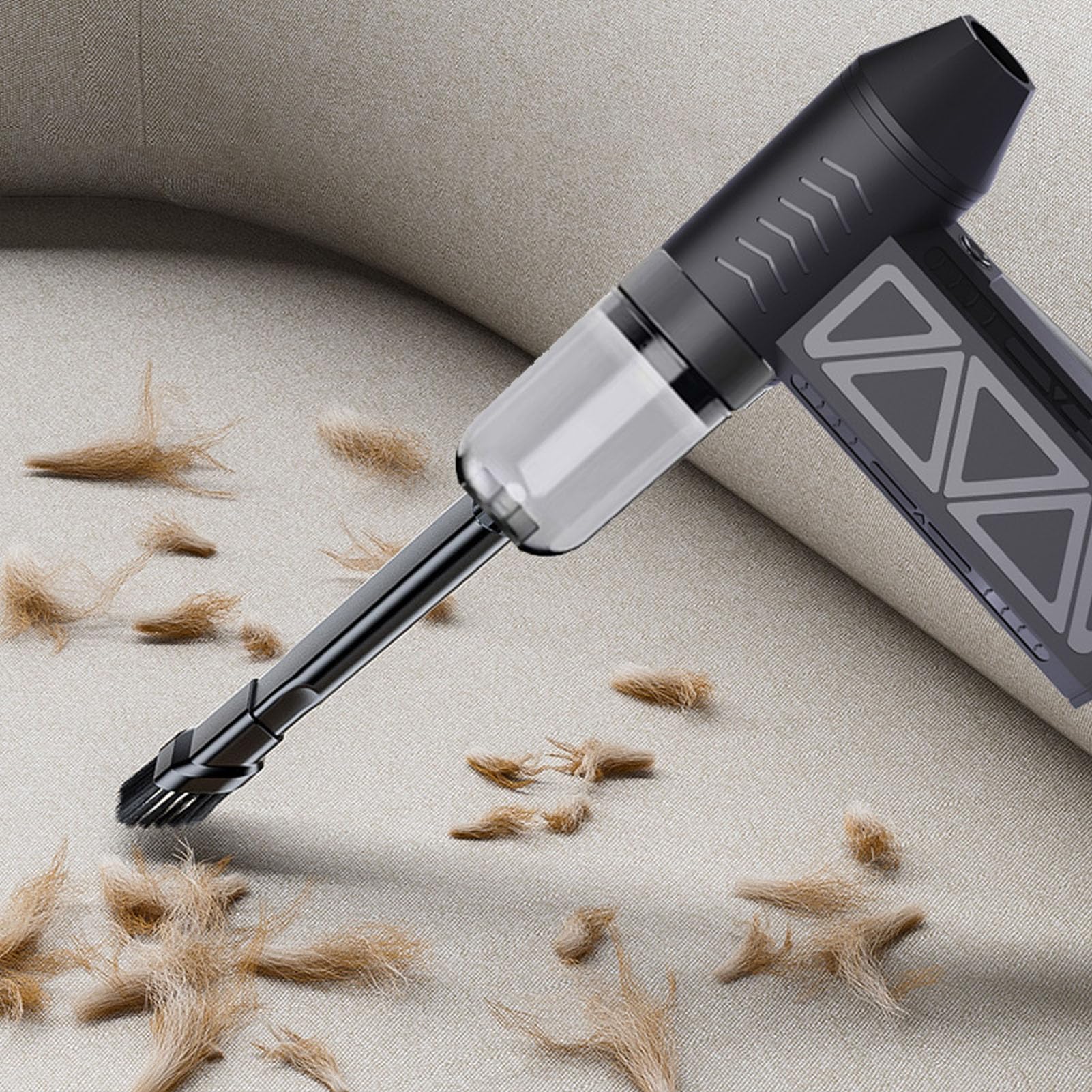 Druckluftdüse 130000 U/min, Typ C Wiederaufladbarer Staubbläser mit | 3 Geschwindigkeitsstufen, ABS-Material, 5000-mAh-Akku, Geeignet für PC-Reinigung, Schneebeseitigung und Haustier-Trocknung.