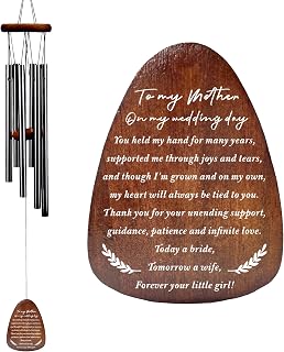 Bride's Gift to Mom: Wedding Keepsake Wind Chime, Thank You Mom on My Wedding Day