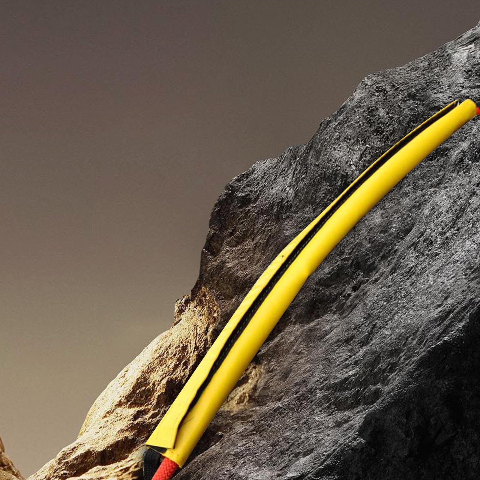 Amagogo Protector de Cuerda de Escalada en Roca, Cubierta Duradera Ligera para Exteriores