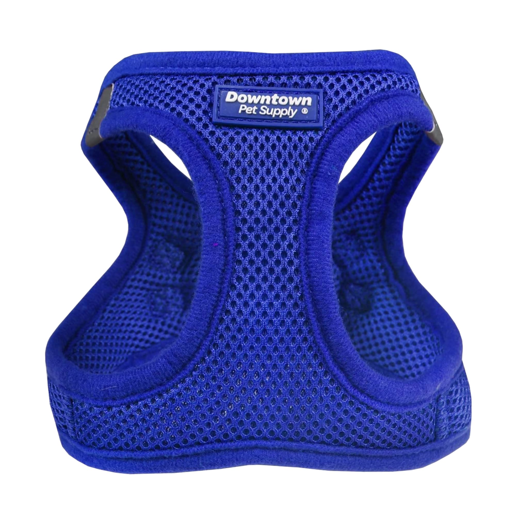 Downtown Pet Supply Step in Dog Harness No Pull, XX-Large, Blue - Adjustable Harness with Padded Mesh Fabric and Reflective Trim - Buckle Strap