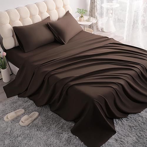Vista 29 de NTBAY Juego de sábanas de 3 piezas, 100% microfibra tamaño individual, 1800 hilos, súper suave y acogedor, resistente a las arrugas, a la Aqua