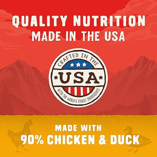 Vista 5 de Stella & Chewy's Wild Red Jerky Nuggets - Golosinas para perros de pollo y pato 90% ricas en proteínas, recompensas de entrenamiento sin granos