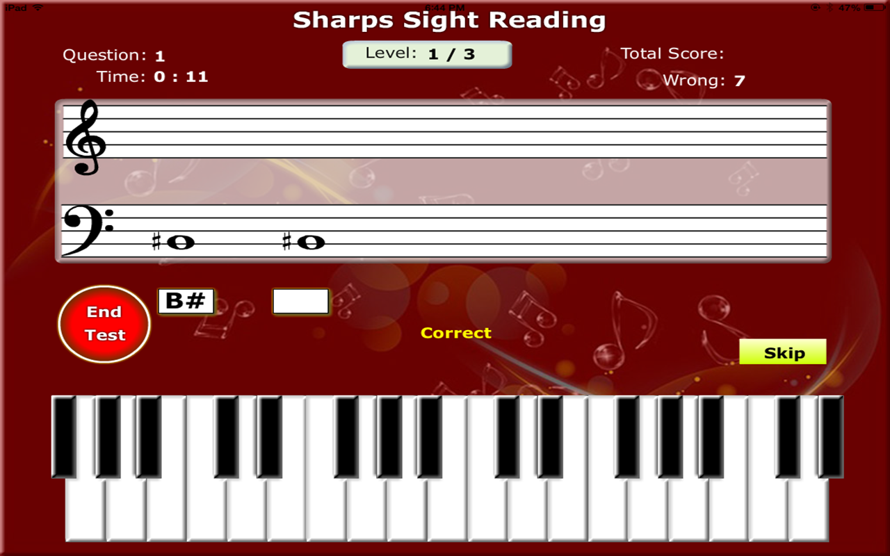 Notes for Piano Sight Reading and Ear Traning App on the Amazon Appstore