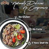 Vista 8 de Keystone Meats Carne de res enlatada de 28 onzas de calor natural y servir, carne enlatada totalmente cocida, lista para comer, 5 años de vida útil