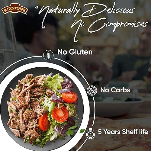 Miniatura 6 de Keystone Meats Carne de res enlatada totalmente natural, 28 onzas