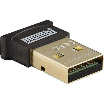 mumbi Nano USB Bluetooth Dongle 4.0 für Windows 10/8 / 7 / Vista/XP, Plug & Play, Reichweite 20-50m