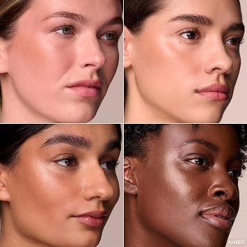 Ogee Sculpted Face Stick (AMBER - SUN KISSED BRONZE) Certified Organic Bronzer Stick & Highlighter Makeup - Multi-Use Bronzer Stick for Face