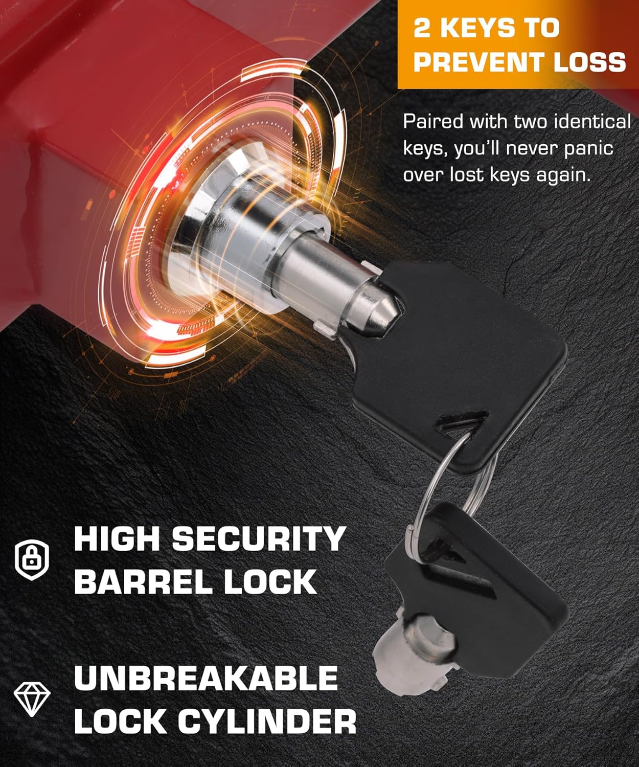 Shipping Container Lock Cargo Door Lock Fit for Semi Trailer Truck Sea Container