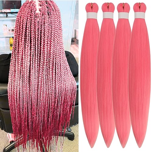 Miniatura 19 de Cabello trenzado azul preestirado morado preestirado hipoalergénico no tóxico trenzado extensiones de cabello Ez trenzado trenzado trenzado sin