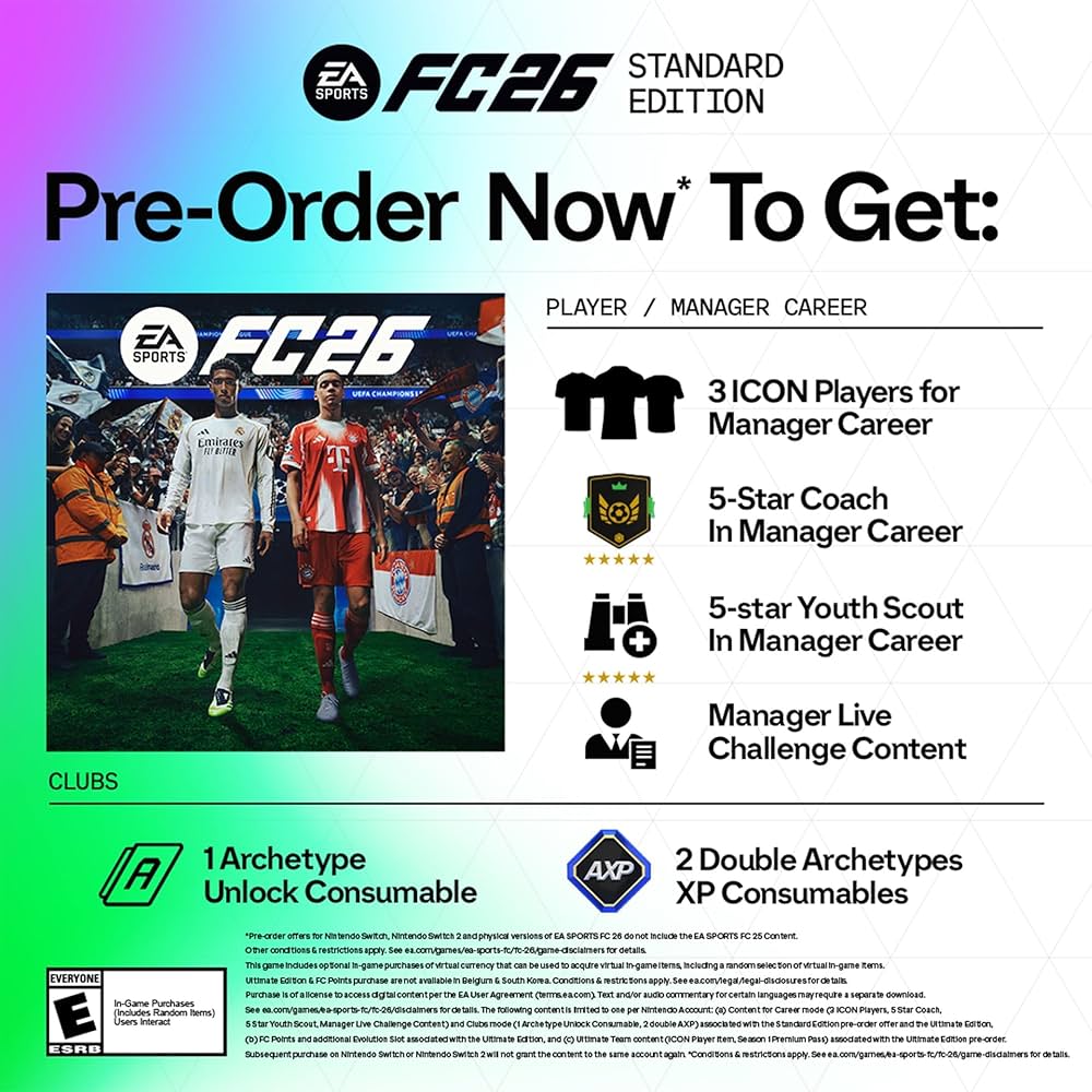 サッカーボール ps4-DVD game Amazon.com: EA SPORTS FC 26 - PlayStation 4 : Electronic