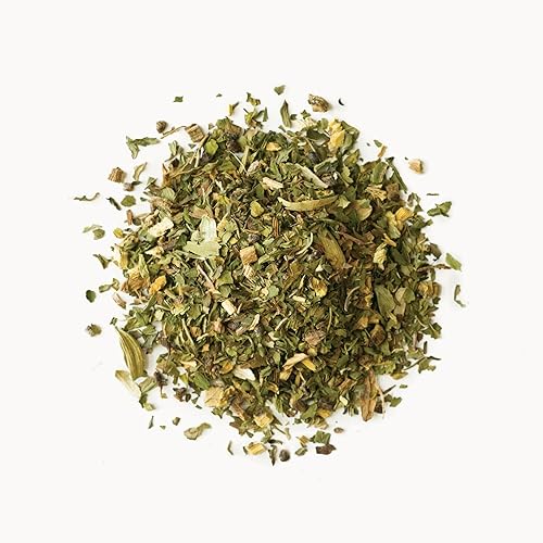 Miniatura 2 de Rishi Tea Mystic Mint - Té de hierbas orgánico, sin cafeína, hojas sueltas, mezcla de menta calmante  16 onzas, más de 55 porciones