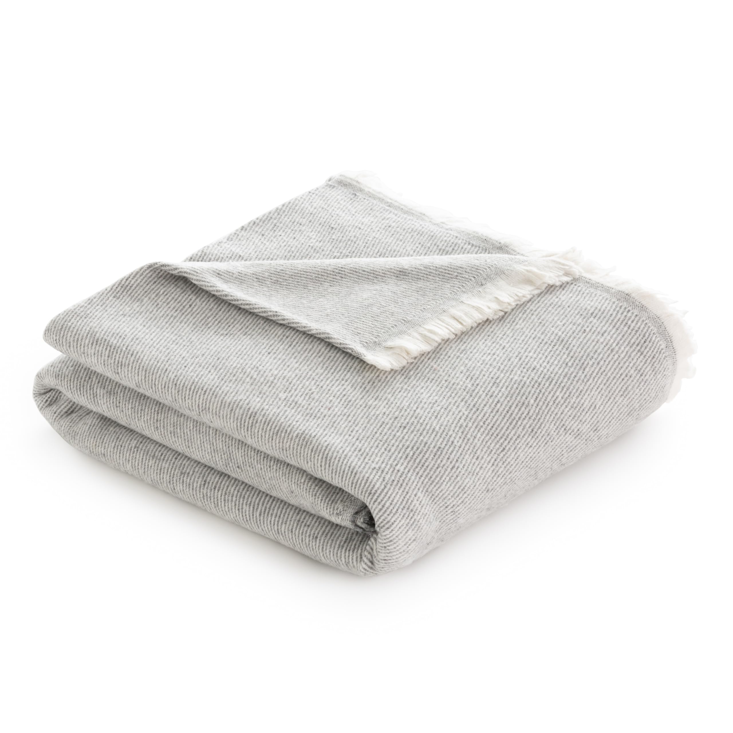 Todocama - Manta de Algodón Extrasuave con Diseño Rayas, Colcha Multiusos Four Seasons para Sofá, Cama, Funda Decorativa y Manta Fular (Gris Oscuro, 120x180cm).