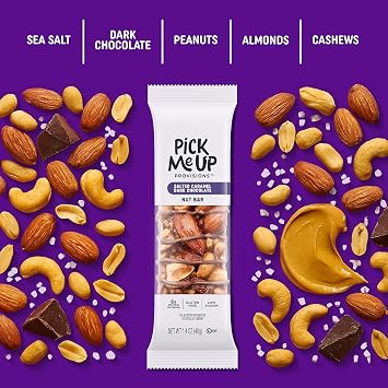 Pick Me Up ProvisionsTM Gluten Free Salted Caramel Dark Chocolate Nut Bar, 1.4 oz., 16 Bars/Box