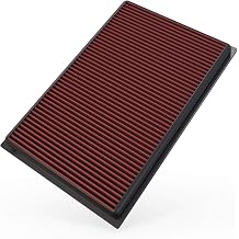 K&N Engine Air Filter High Performance Premium Washable Replacement Filter Compatible with 2003-2018 Audi/Volkswagen Q3, TT Quattro, TT RS, TT S, A3, RS3, Passat, CC, Magotan, Eos, Golf V 33-2384